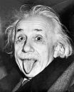 einstein tongue...